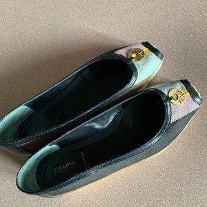 Fendi espadrille flat shoes